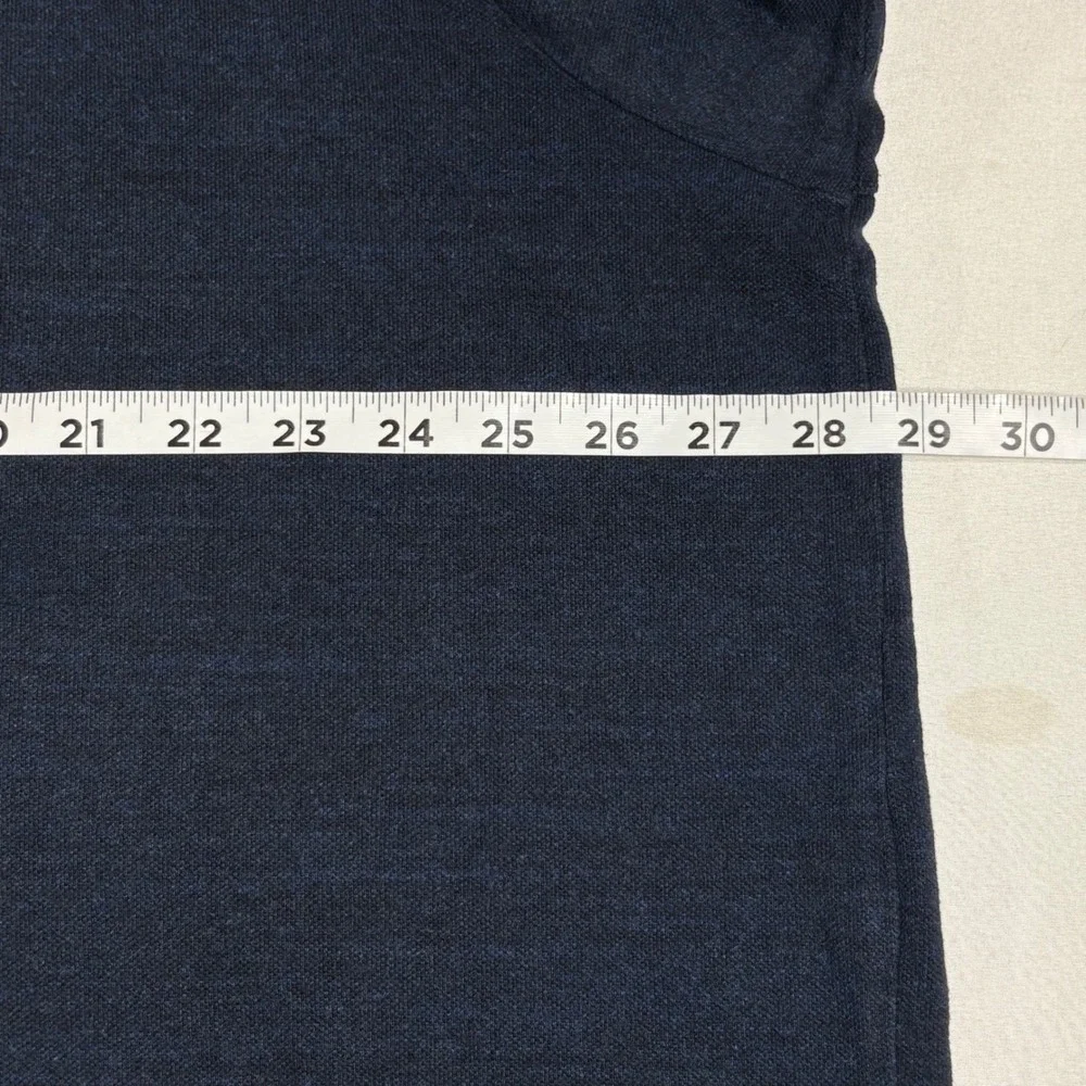 Polo Ralph Lauren Polo Shirt Mens 3XLT Navy Blue Heathered Big & Tall Classic